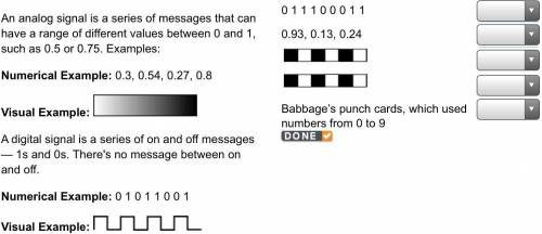 Babbage’s punch cards, which used numbers from 0 to 9. Digital or analog.
