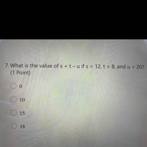 Please help me ASAP! it’s a test. I’ll give 10 points