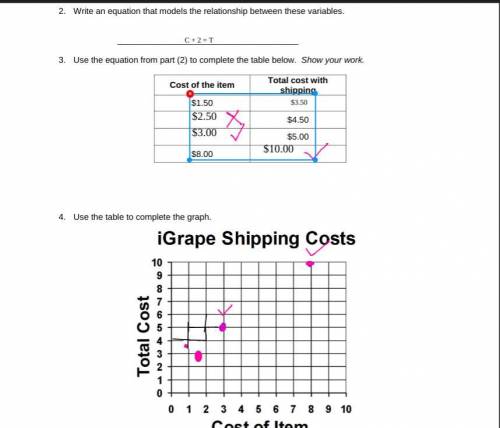 Ok so I only need help with the table and I need you to help me with the 2.50 one if you do this fo