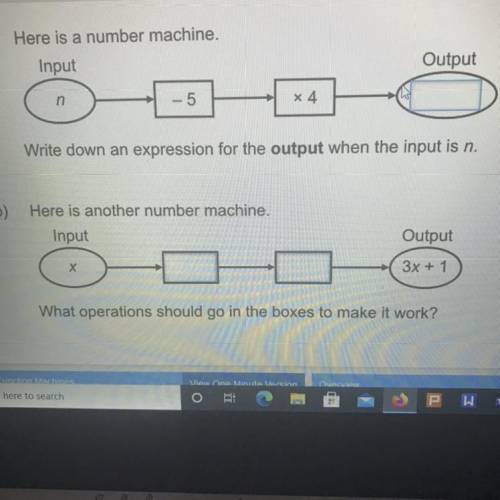 Here is a number machine