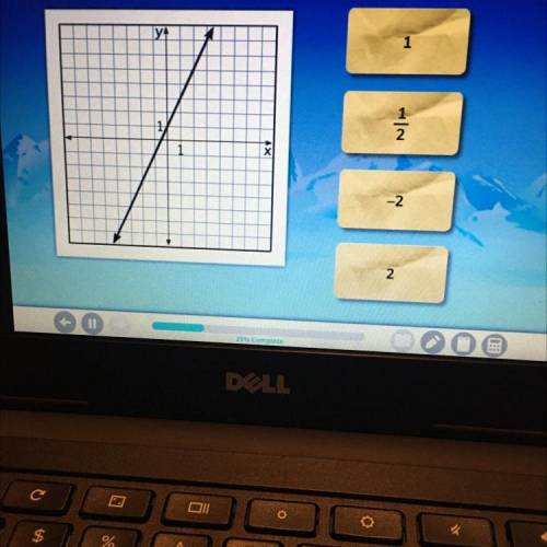 What is the slope of the line￼?