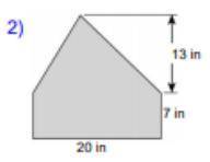 Will give Brainliest this is a composite figure show work too and find the area