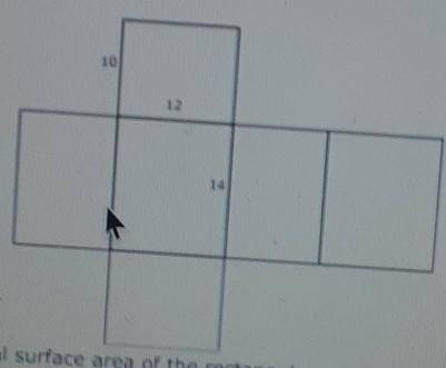 What is the total surface area of the rectangular prism?