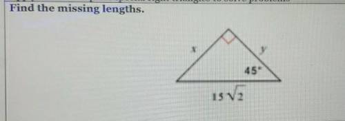 Find the missing lengths