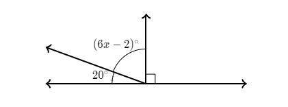 Solve the following diagram to find the X below