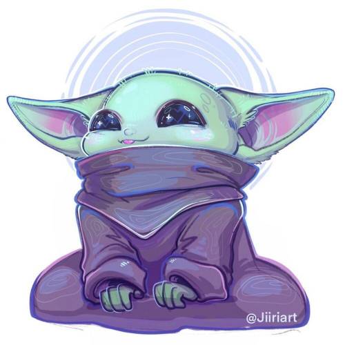 Baby yoda is so cute ?????