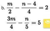 Solve each of the following systems by elimination:
PLEASE HELP, AND EXPLAIN! THANKS!!