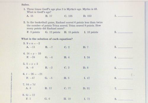 Please help with math, will give brainliest, thanks, and 5 stars