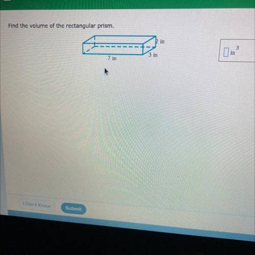 Find the volume of the figure