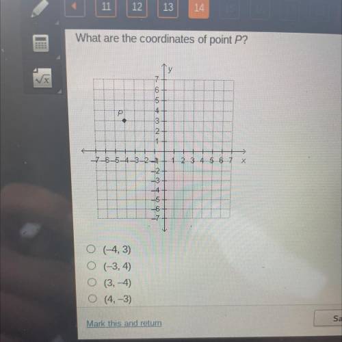 Need help! What are the coordinates of point P?