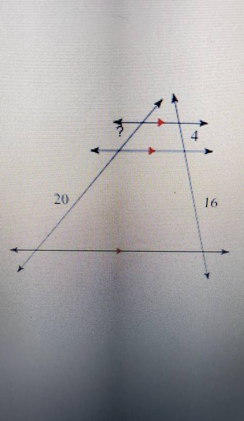 Find the missing length indicated