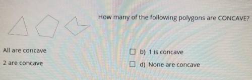 How many of the following polygons are CONCAVE