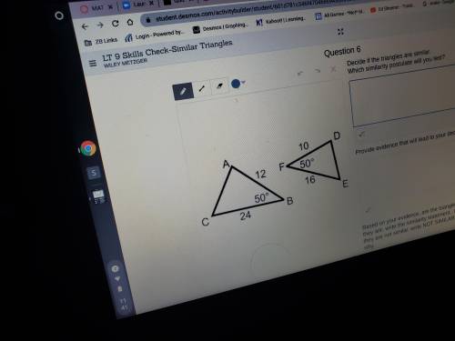 Are these two triangles same or different and why