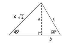 If X = 14, find the value of the variable a. If your answer is not an integer, express it in simple