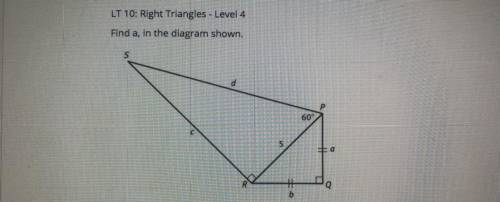 Find A in the diagram shown. Please help!