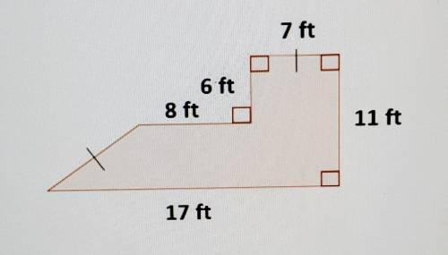 Sarah would like to build a garden this year. Sarah measured out the outside of her proposed garden