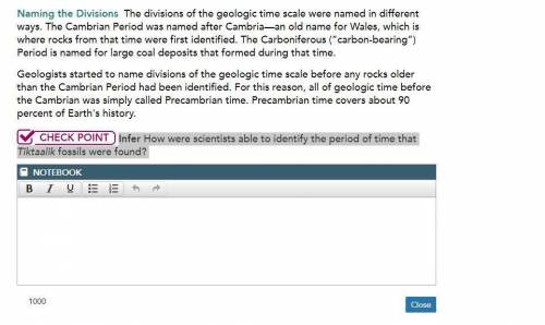 Infer How were scientists able to identify the period of time that Tiktaalik fossils were found?