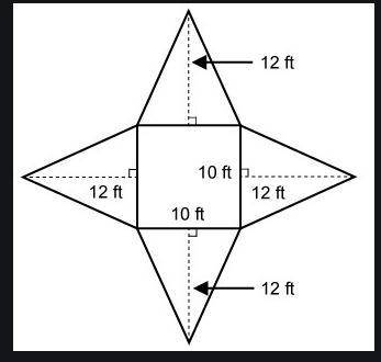 PLS HELP NEED IT FAST!

What is the lateral surface area of the sq