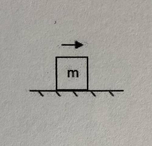 A 2 kg object moving horizontally slows to a stop due to a 3 N friction force in 2 seconds.

Deter