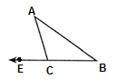 CONGRUENT TRIANGLES 3 - geometry

11) If m∠ECA = 73° and m∠ABC = 35°, what is m∠CAB? *
97°
36°
107