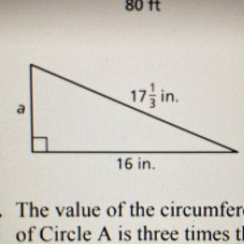 What is the missing length of the triangle?