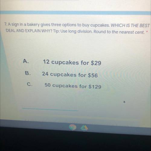 Bakery sign gives three options to buy cupcakes which is the best deal the options 12 cupcakes for