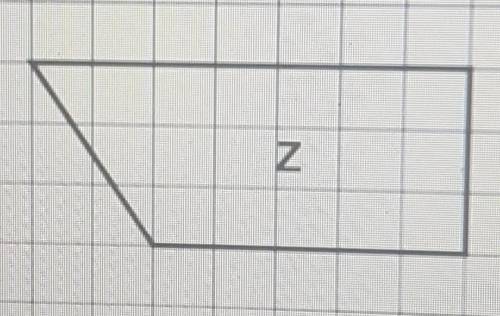 The diagram shows five shapes on a centimetre grid.

 a) Write down the name of shape Z.(1)​