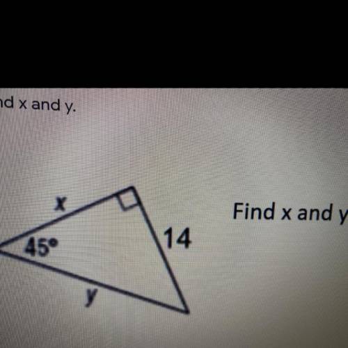 FIND X AND Y
HELP PLZ ASAP