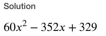 Solve for x. (6x - 7) (10x - 47)​