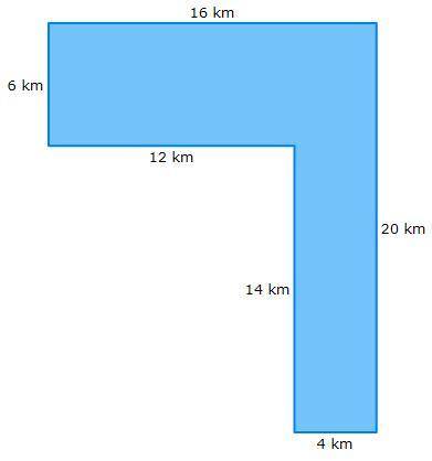 What is the area of the composite shape?