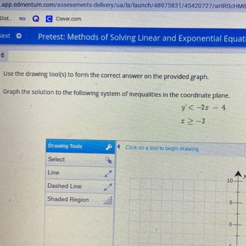 Use the drawing tool(s) to form the correct answer on the provided graph.

Graph the solution to t