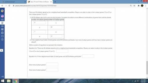 BRAINLIEST ITS MY LAST REVIEW QUESTION

If the neighborhood holds 13 total games and all 50 athlet