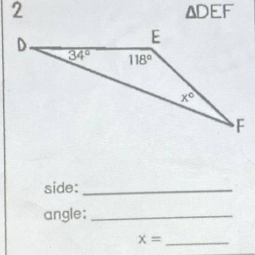 Help me the instructions are find the missing angle