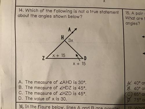 Please do number 14 for me. (Show work)