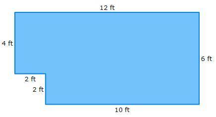 What is the area of the composite shape?