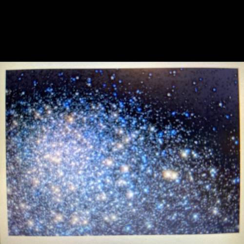 Look at this image of a star cluster.

Which type of star cluster is shown?
o open
O binary
O glob