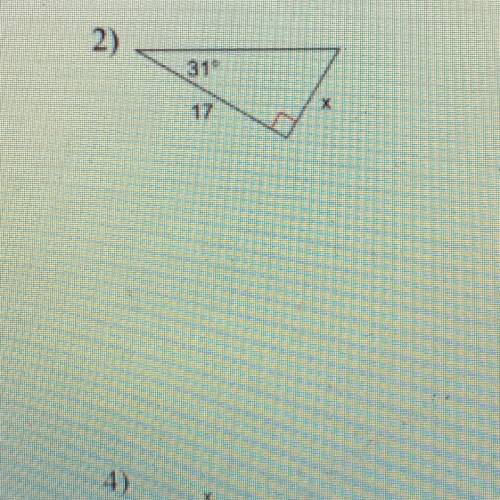 Find the missing side. round to the nearest tenth.