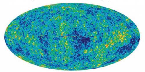 What does this map of the CMB show about radiation from the big bang