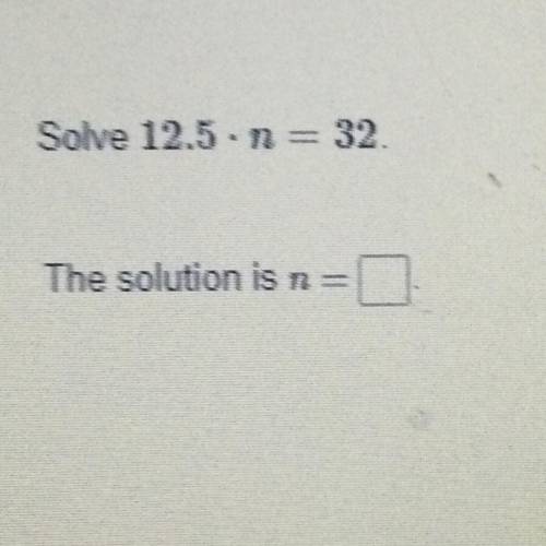 And also this one —> 13 = d divided by 6.
The solution is d = ___