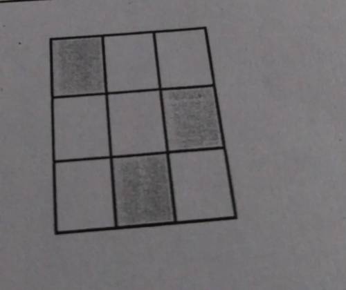 A ball is dropped on the tiles to the right. what are the chances that it would land on a shaded ti