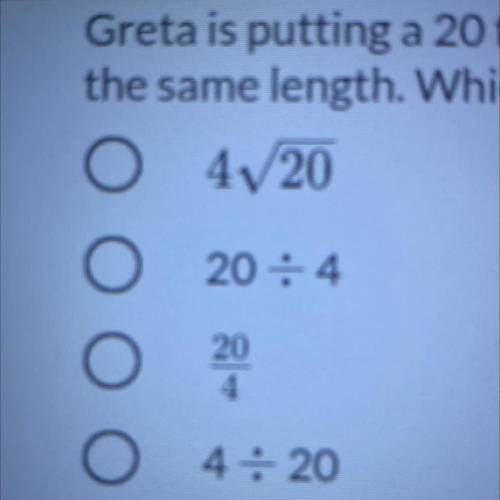 HELP FAST FAST FAST FAST PLS ILL LOVE YOU FORVER. Greta is putting a 20 foot fence around her pool.