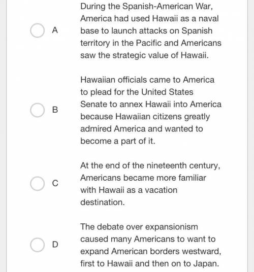 Throughout the nineteenth century, Americans debated whether or not America should annex Hawaii.
