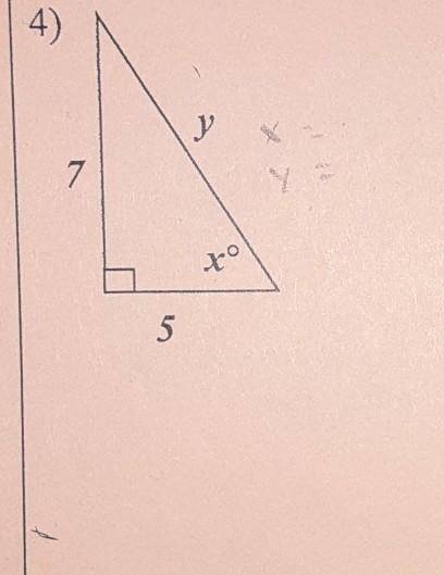 Find the value of the variables. Give exact value for side lengths and state the angle measures rou