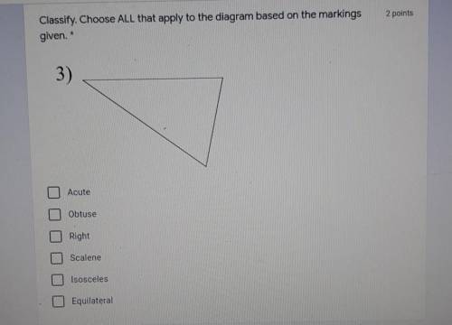 Choose all that apply to the diagram​