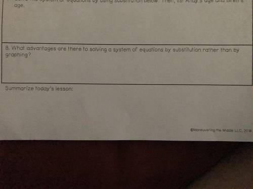 Solving Systems by Substitution