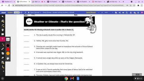 Climate or weather plzzzzzzzzzzzzzzzzz help i dont need to fail