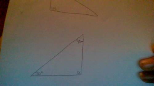 In the triangle below, find the value of a .

50
110
70
130