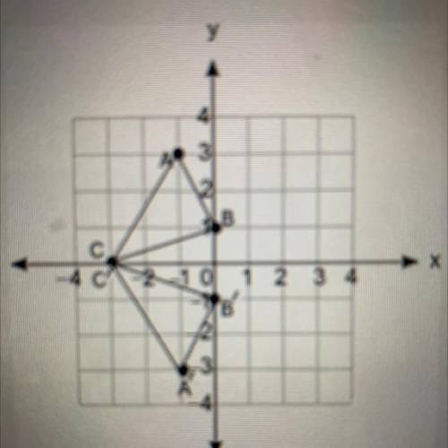 Please help 

Triangle ABC is transformed to triangle A'B'C', as shown below:
V2
18
-4 CM
210