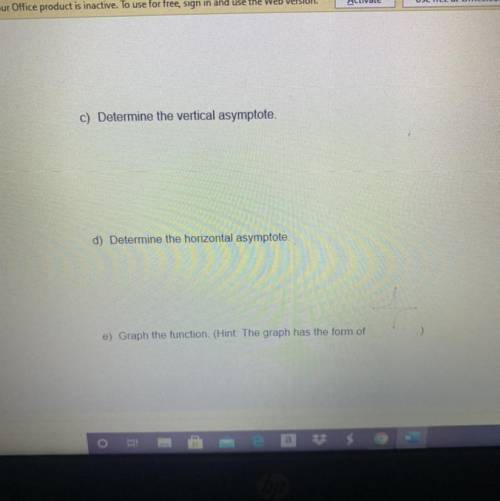 Find the domain and range of the rational function. Complete all parts for each function.