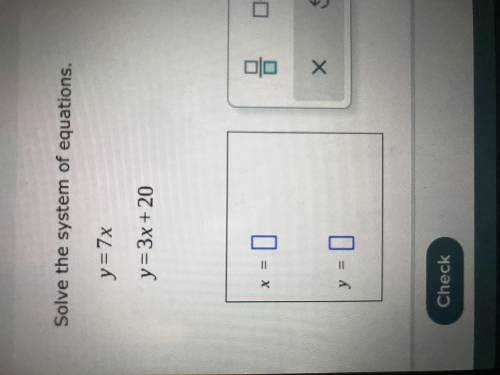 Solve systems using substitution PLEASE